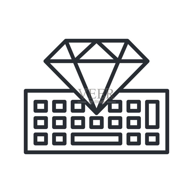 代码清洁图标:软件编程标志图标素材