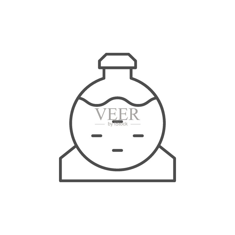 化粪池管线轮廓图标图标素材