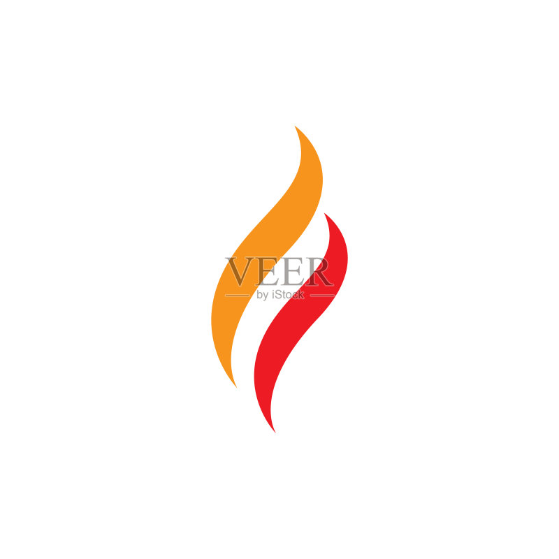 火灾火焰标志图标素材