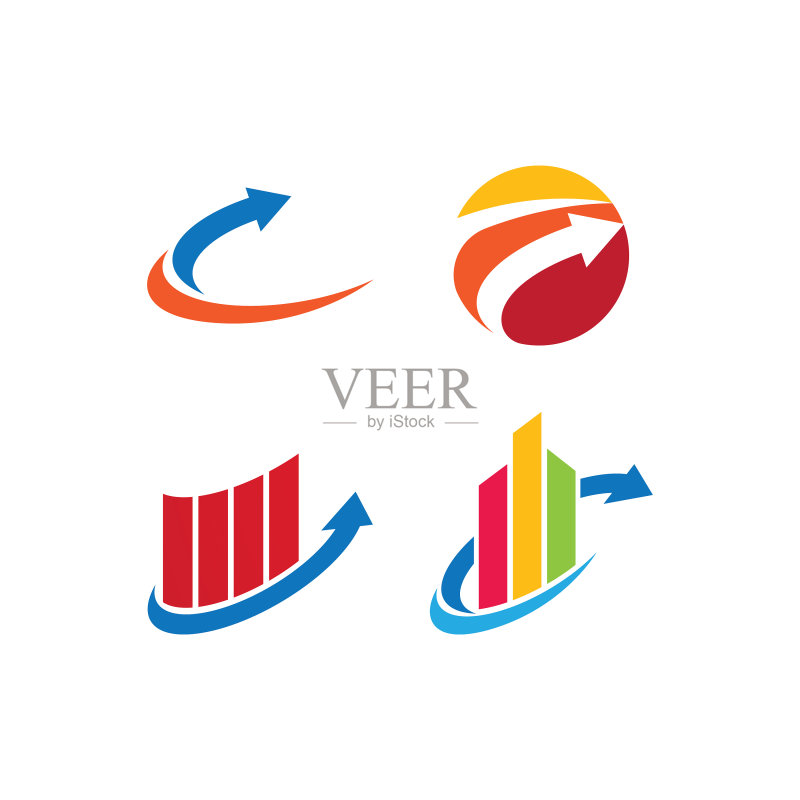 商务箭头Logo图标素材