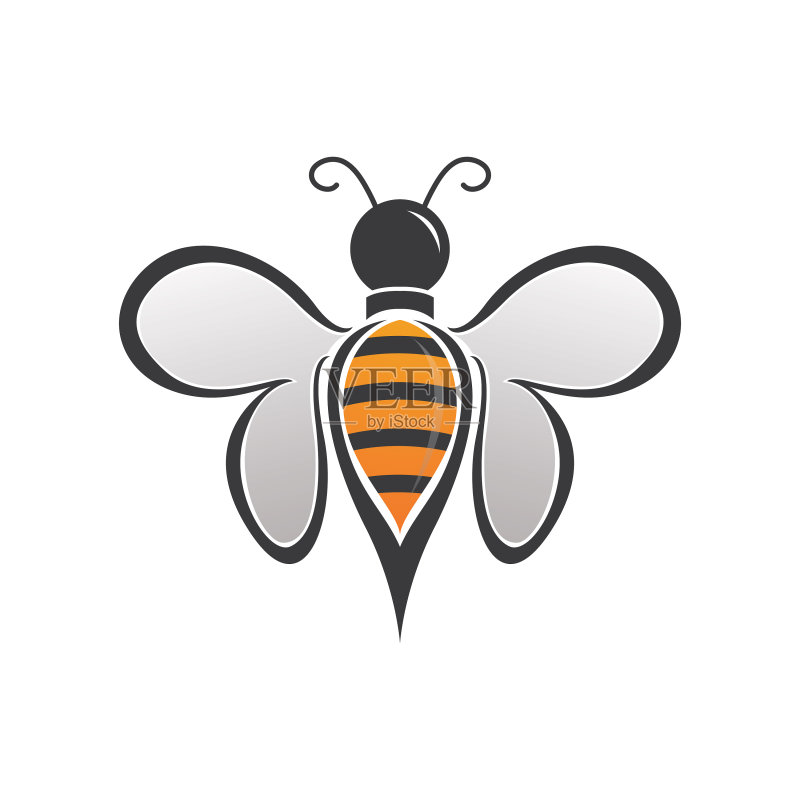 蜜蜂logo模板图标图标素材
