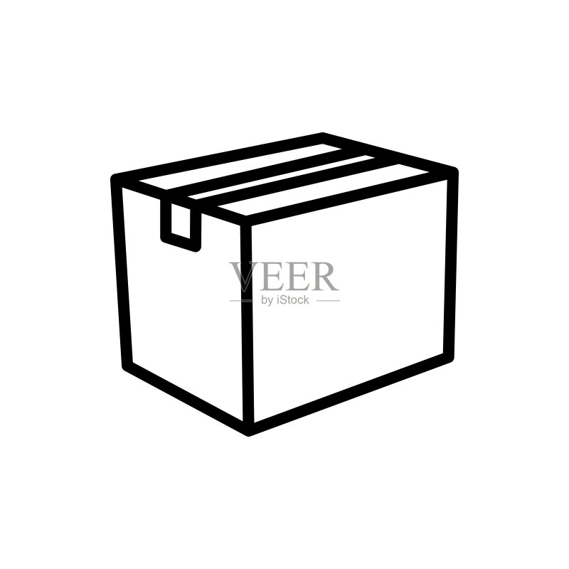 盒子图标设计矢量模板图标素材