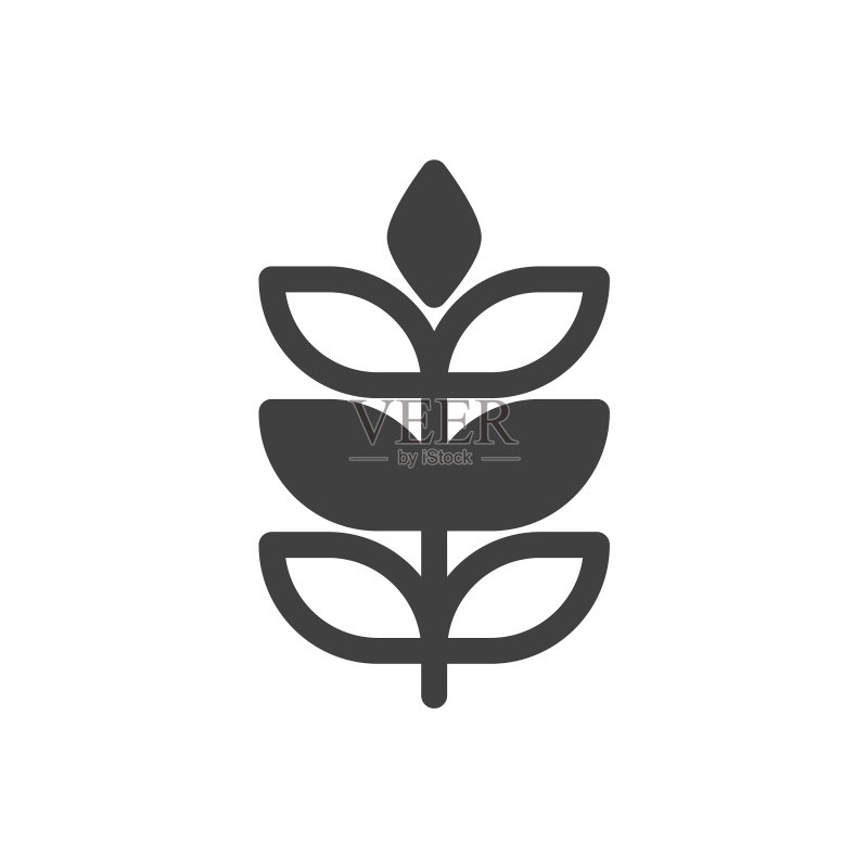 耳朵图标简约线条艺术图标素材