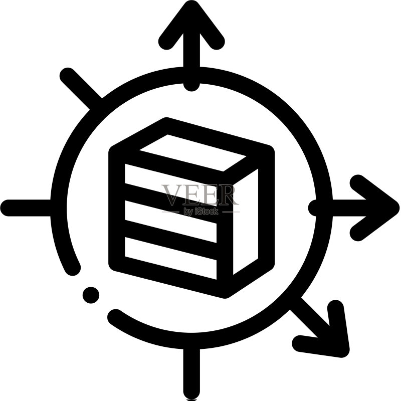 家具变换图标轮廓图标素材
