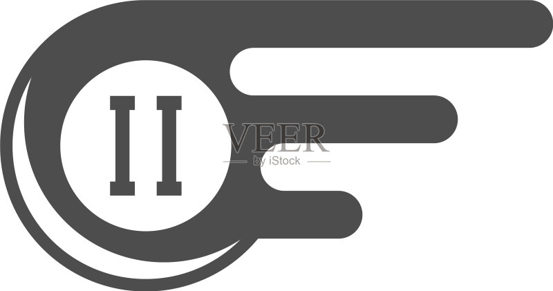 快速台球logo设计运动标签图标素材