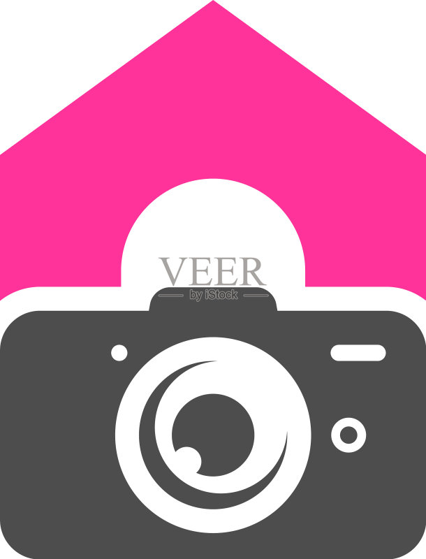 相机房屋Logo设计模板图标素材