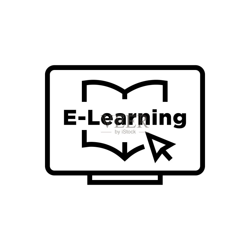 在线学习教育图标图标素材