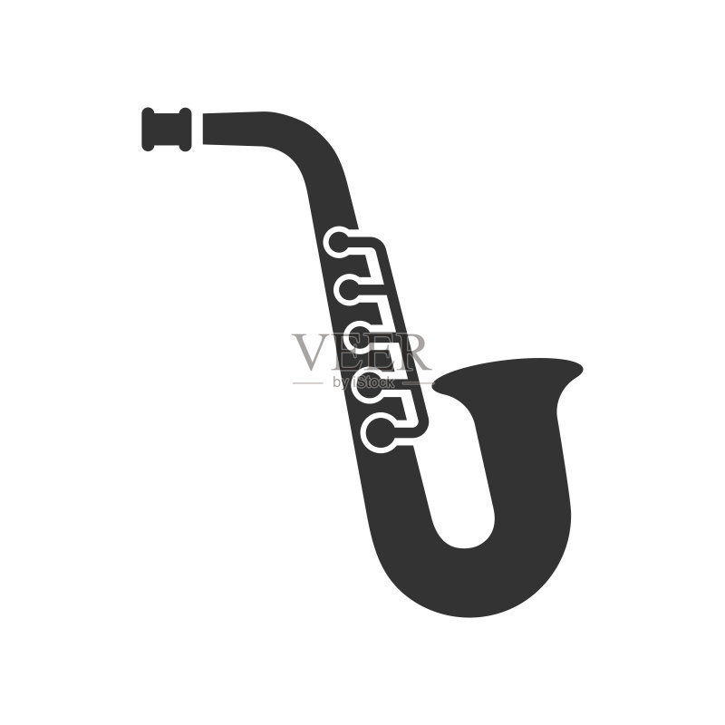 萨克斯风乐器图标图标素材