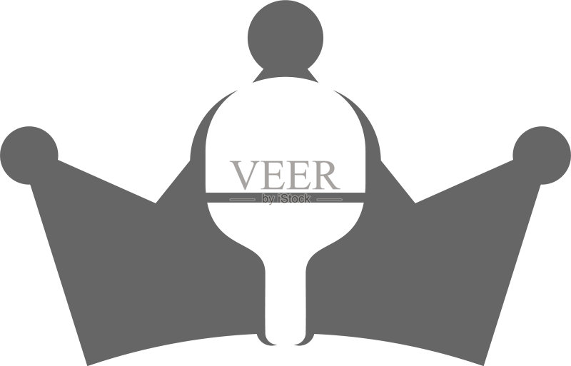 乒乓球Logo设计图标素材