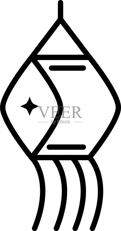 印度排灯节传统灯图标素材
