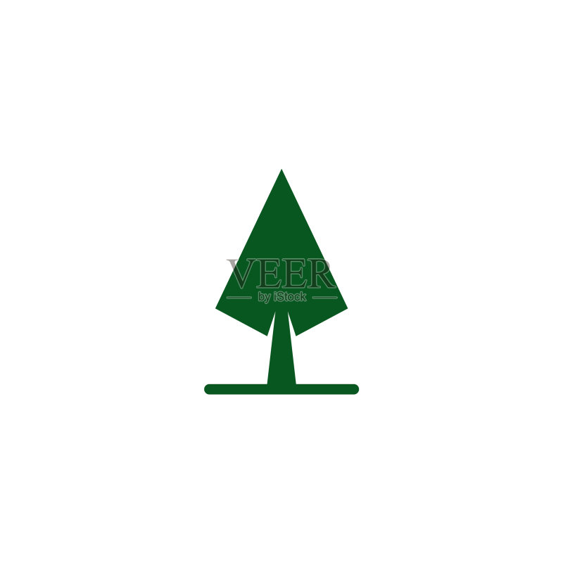 松树Logo设计模板图标素材