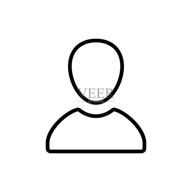 用户矢量图标。电子商务标志图标素材