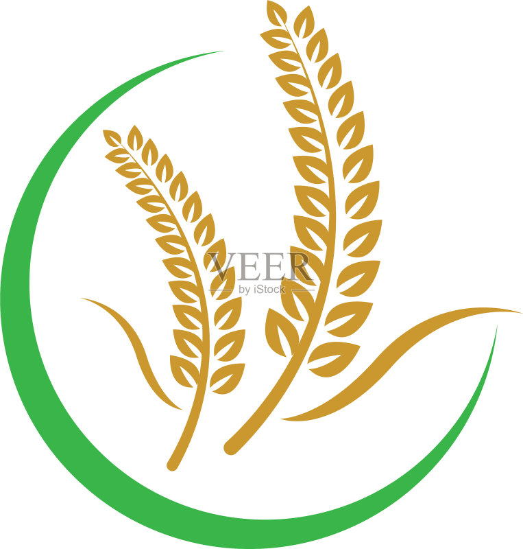 小麦logo模板图标图标素材