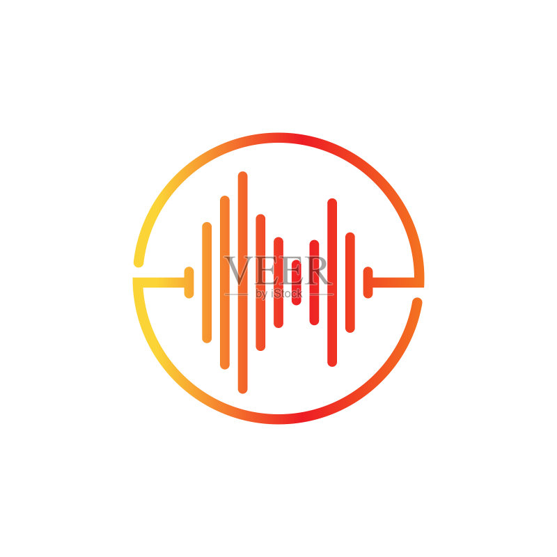声波图案标志图标图标素材