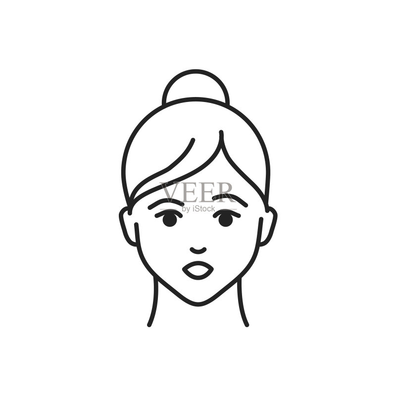 人物情绪激动黑色图标面部图标素材