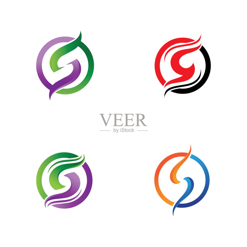 S字母logo设计图标素材