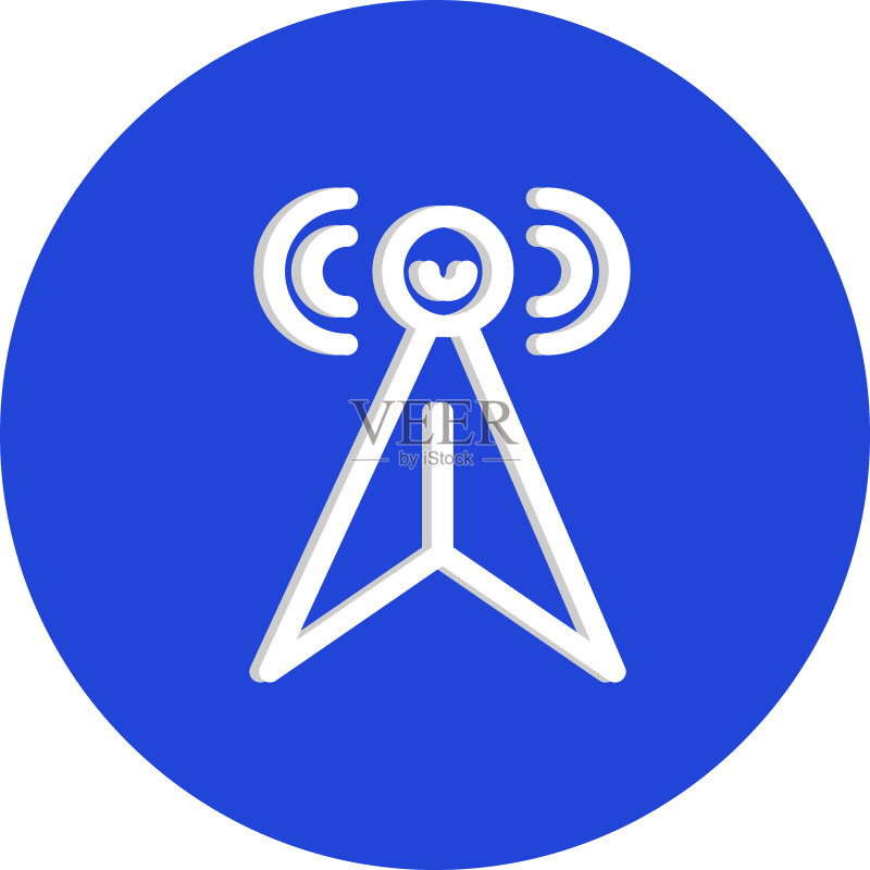 信号塔图标图标素材