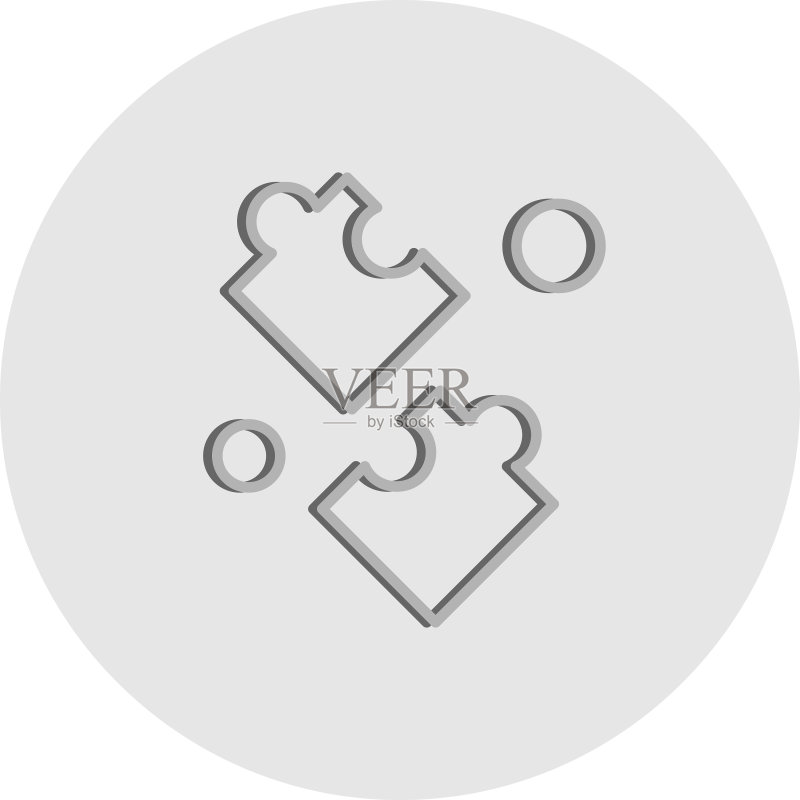 拼图游戏图标图标素材