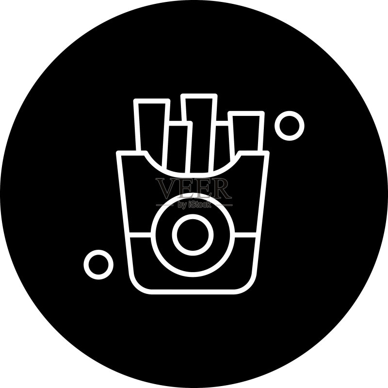 炸薯条图标图标素材