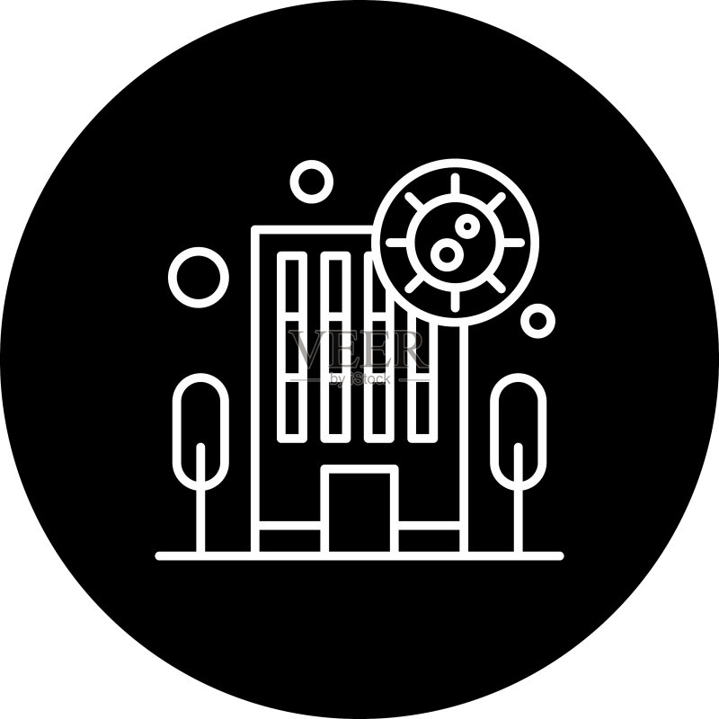 建筑图标图标素材