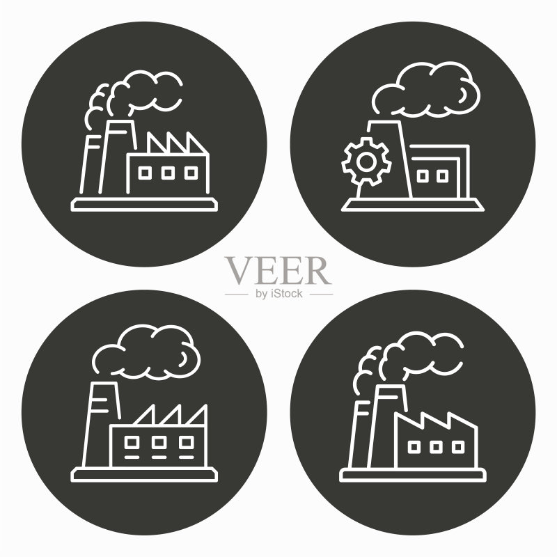 工业制造建筑矢量图标图标素材