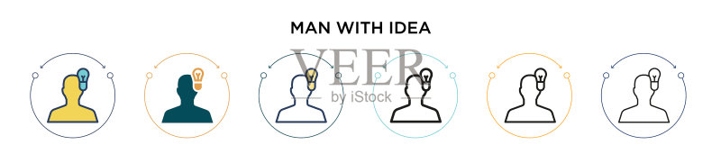 灵感图标男人图标素材