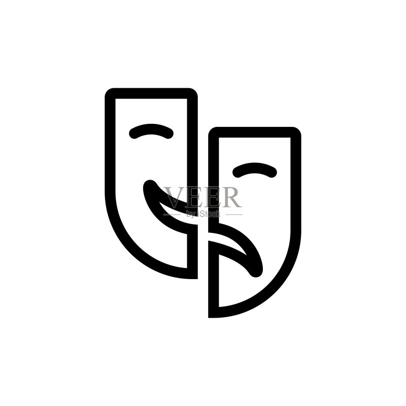 网页和移动设备剧院图标图标素材