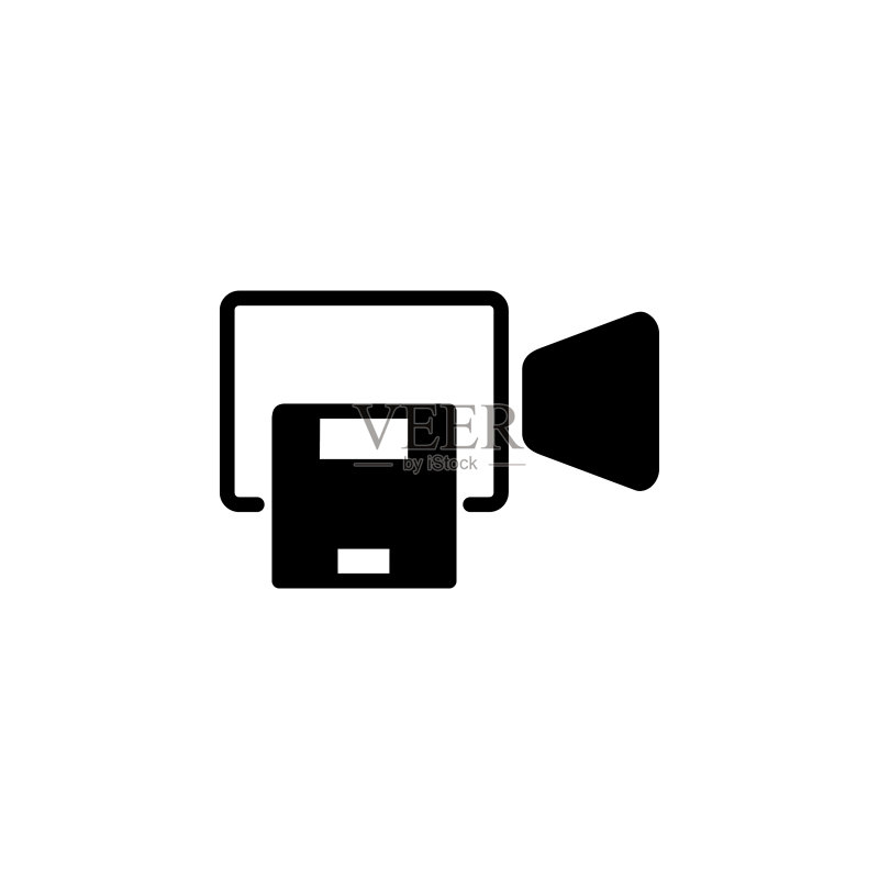 保存视频图标应用程序图标,非常适合logo图标素材