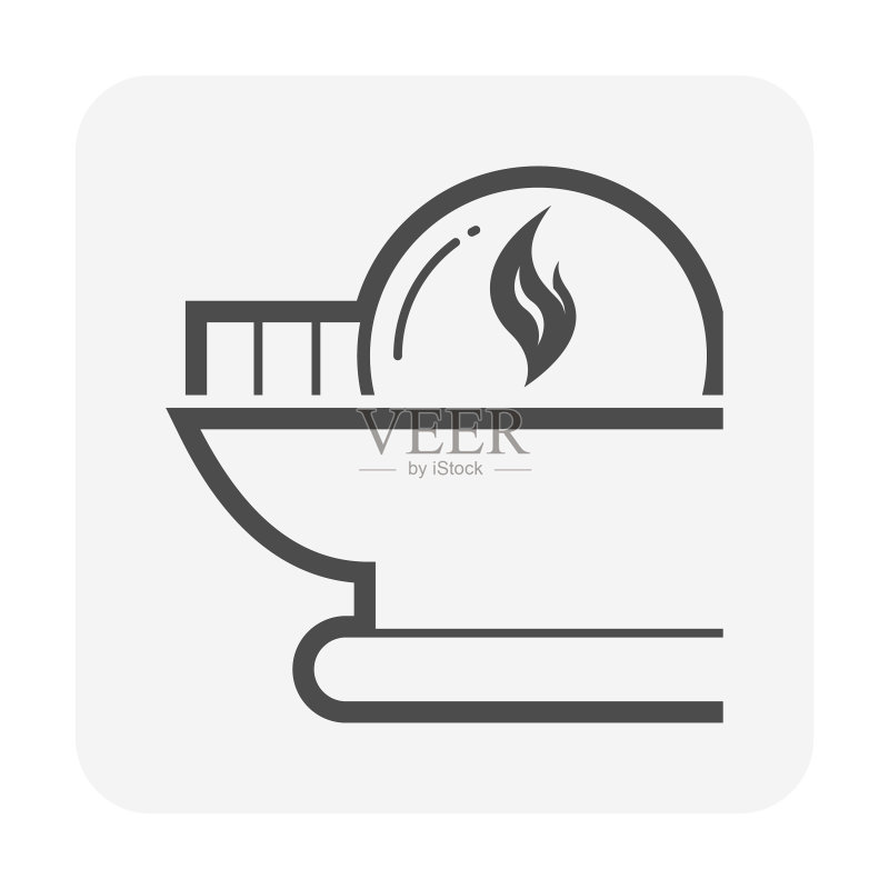 液化天然气或LNG气体和储气罐图标素材