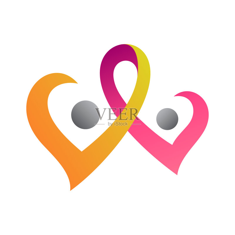 人物喜爱Logo图标素材