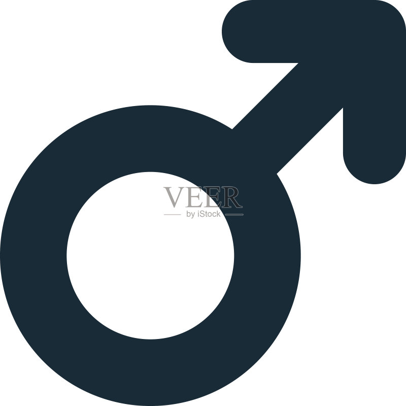 男性性别标志图标logo模板设计图标素材