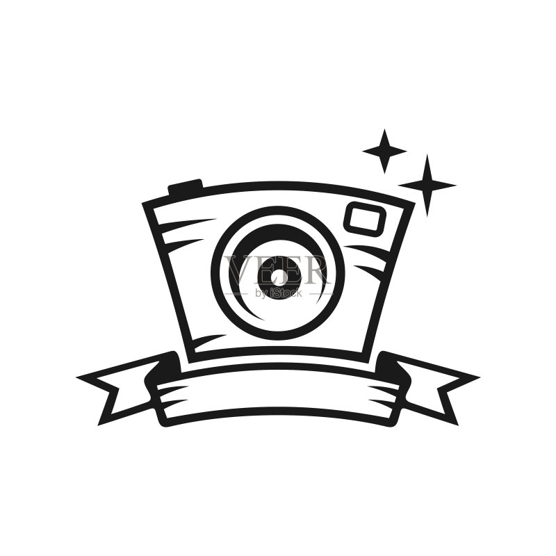 复古相机logo图标素材