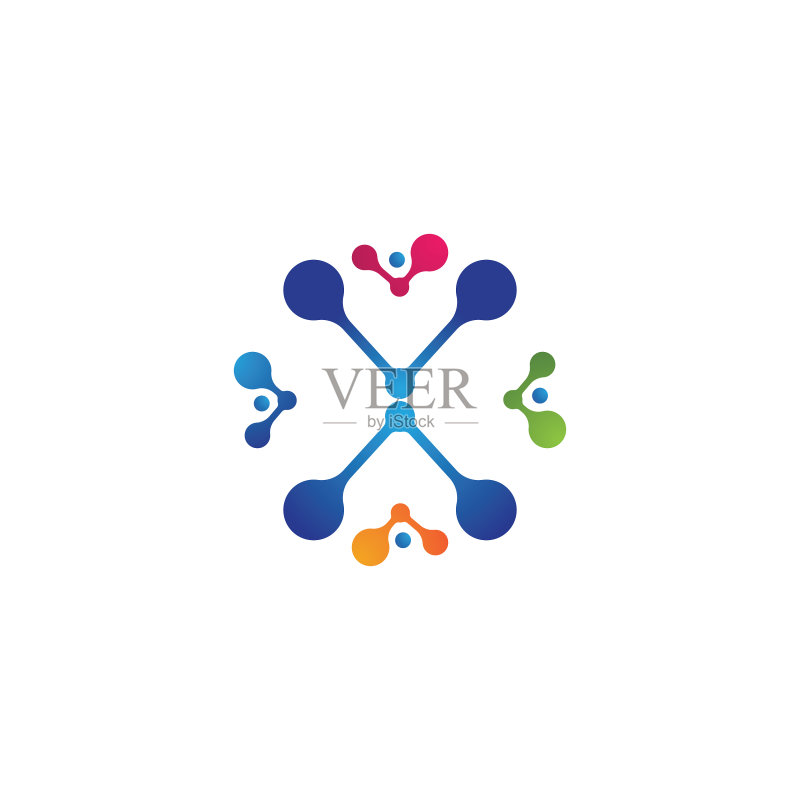 分子设计图标素材