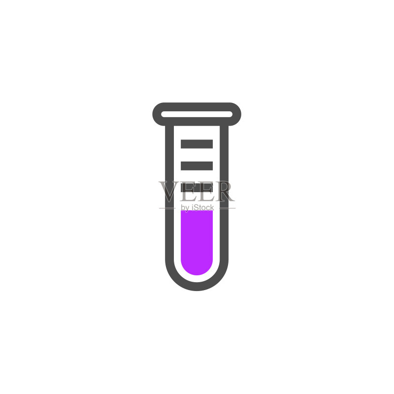 烧杯图标,试管化学图标素材