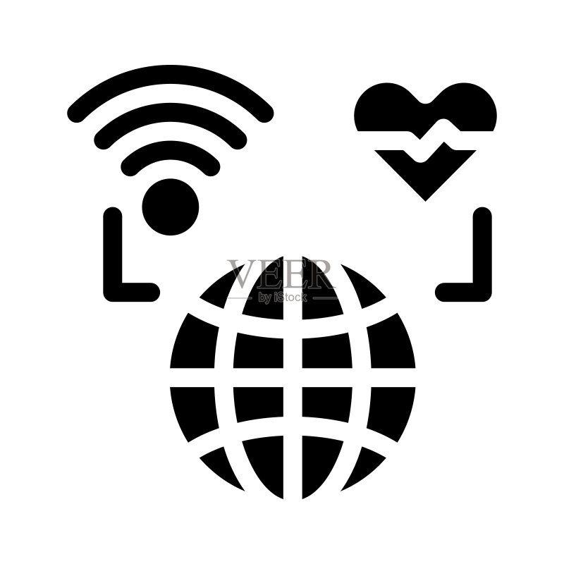 远程医疗咨询图标矢量图图标素材