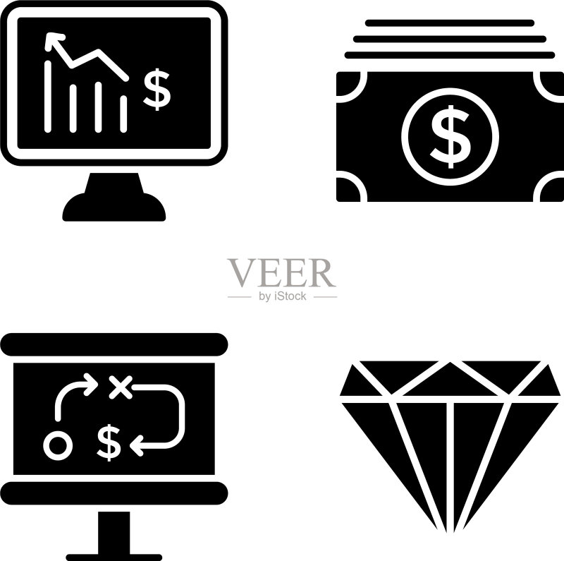 金融科技图标图标素材