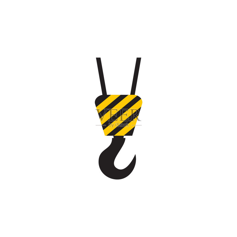 起重机标志符号logo设计模板图标素材