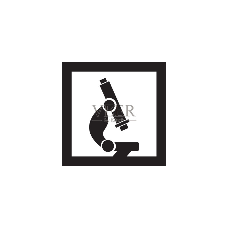 显微镜Logo标志设计模板图标素材