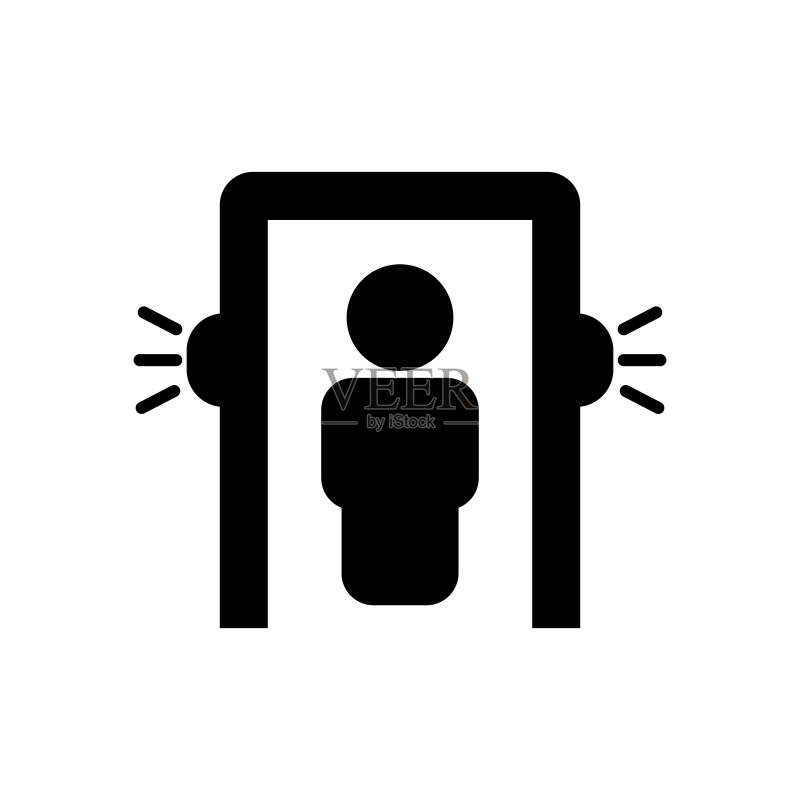 身体扫描图标X光设计模板图标素材