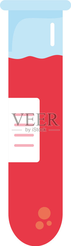实验室试管图标扁平风格图标素材