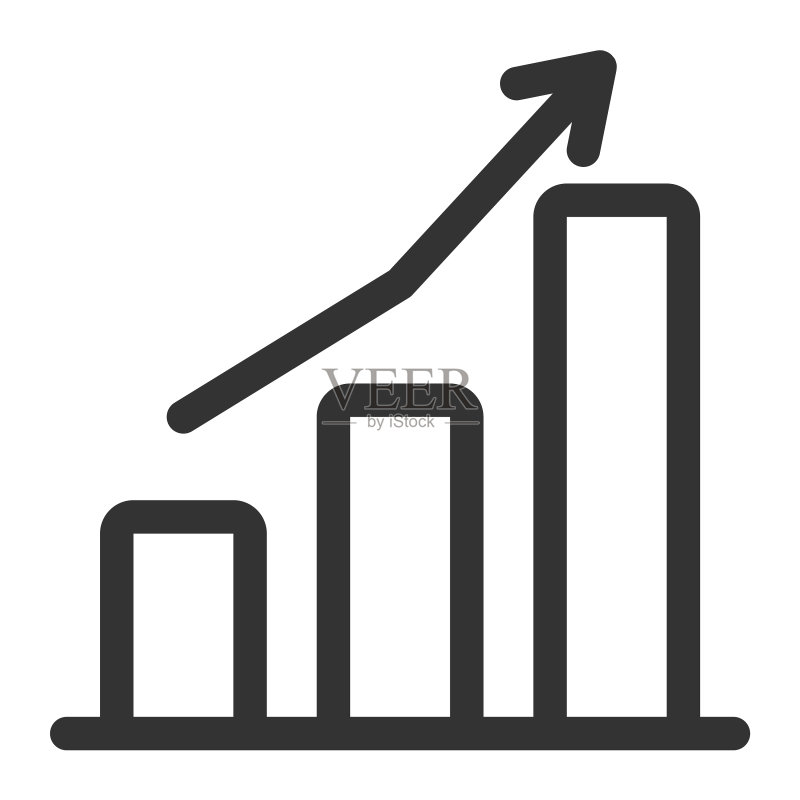 金融或银行线性图标图标素材