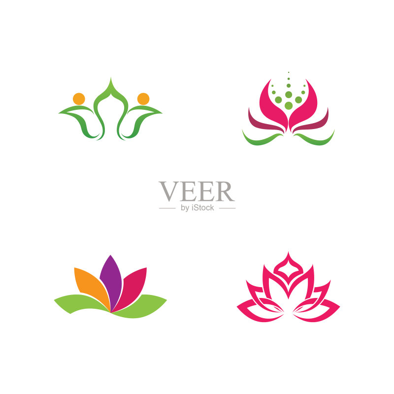 莲花设计Logo模板图标素材