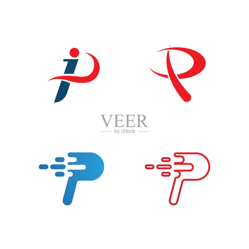 P logo和符号图标素材