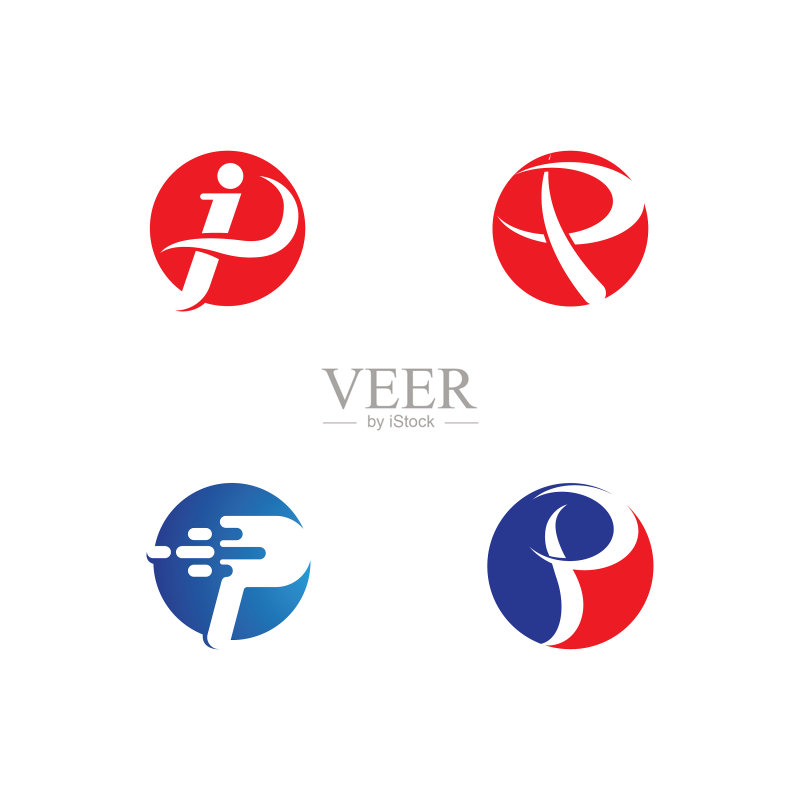 P logo和符号图标素材