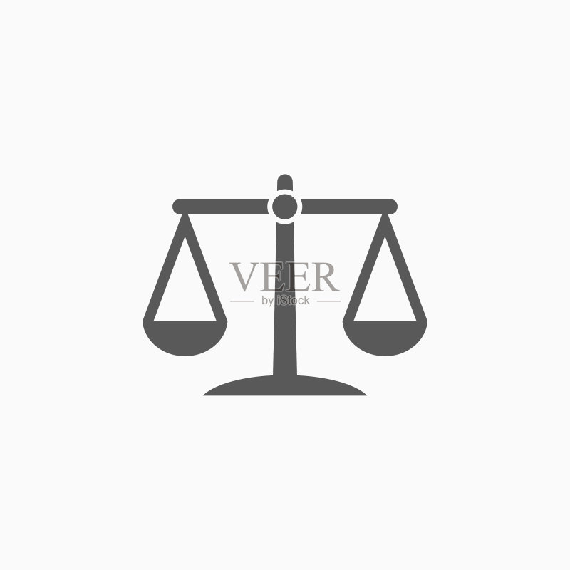 正义天平图标图标素材