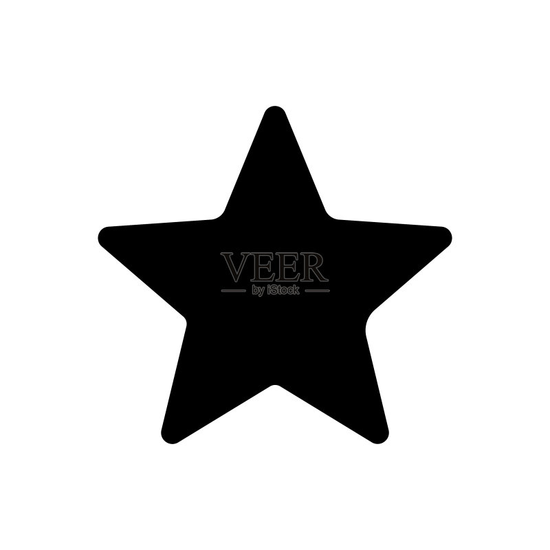 星星符号设计模板图标素材
