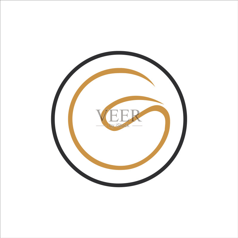 字母GO或OG logo设计图标素材
