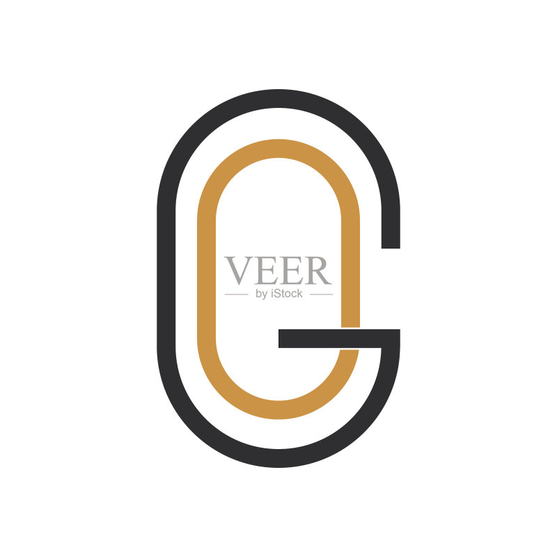 字母GO或OG logo设计图标素材
