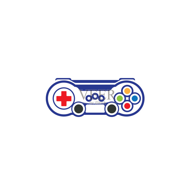 操纵杆Logo概念设计图标素材