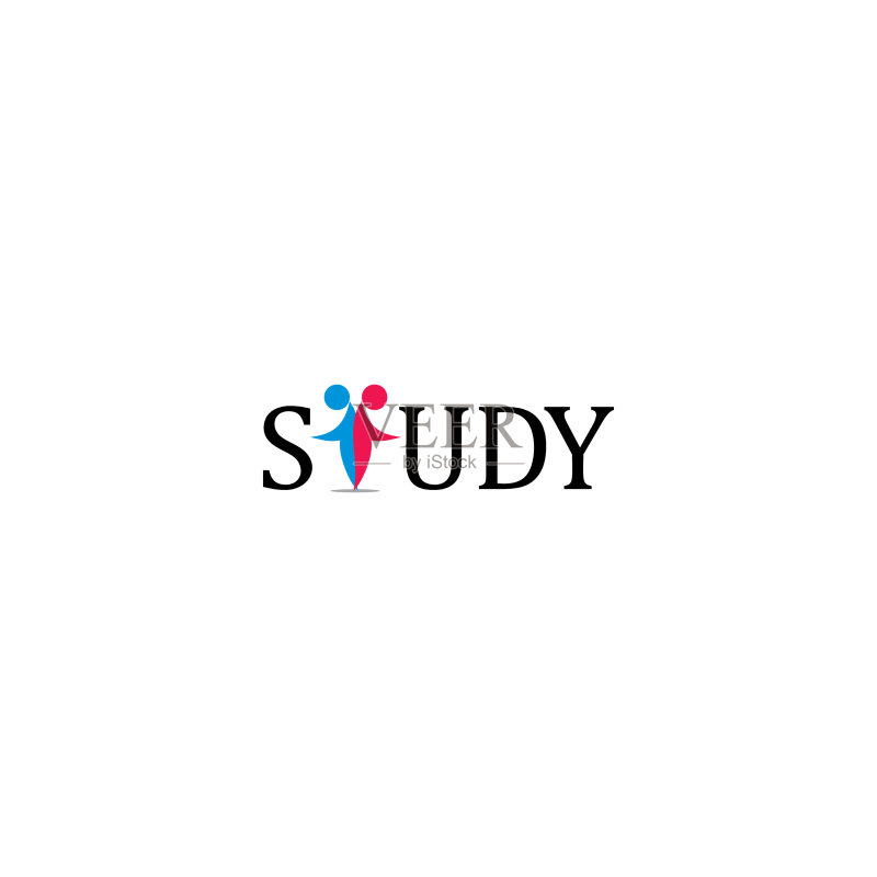 学生阅读教育标志图标素材